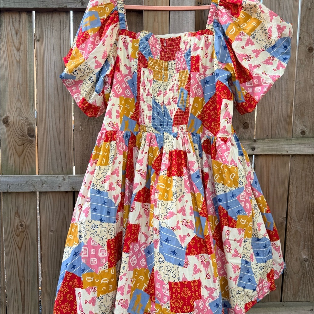 Disney parks Colorful Patchwork Dress - Picture 2 of 9